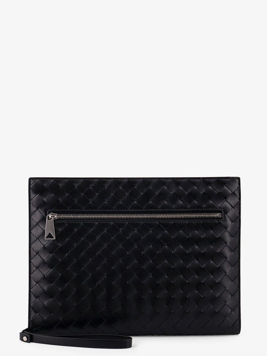 Borsa Avenue portadocumenti in pelle con motivo Intrecciato