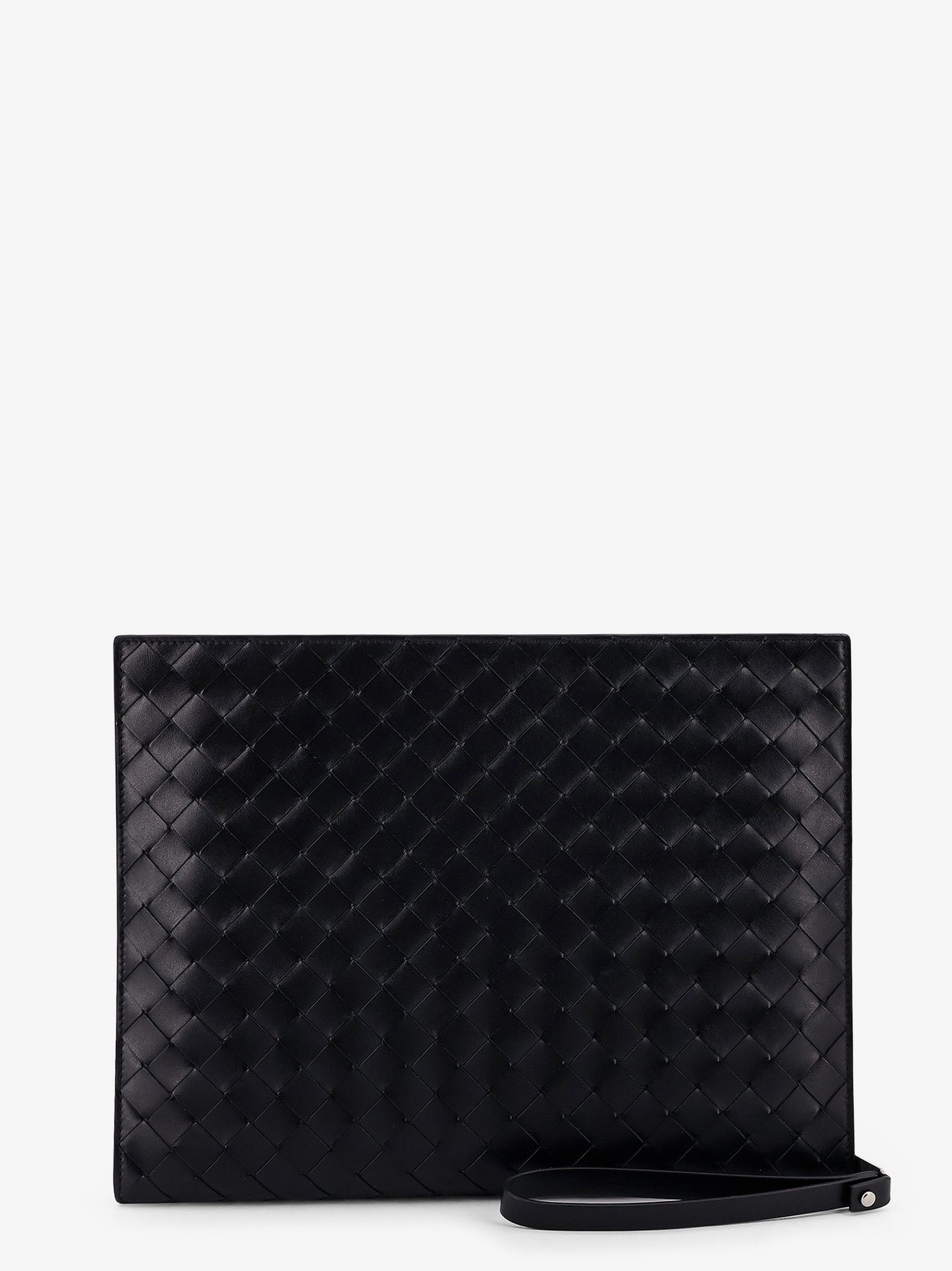 Avenue leather document case with Intrecciato motif