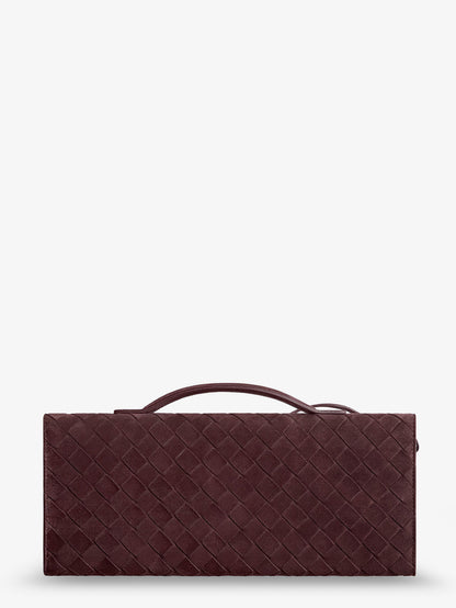 Andiamo Suede Clutch with Intrecciato pattern thumbnail