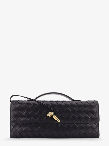 Andiamo Leather Clutch with Intrecciato Pattern thumbnail
