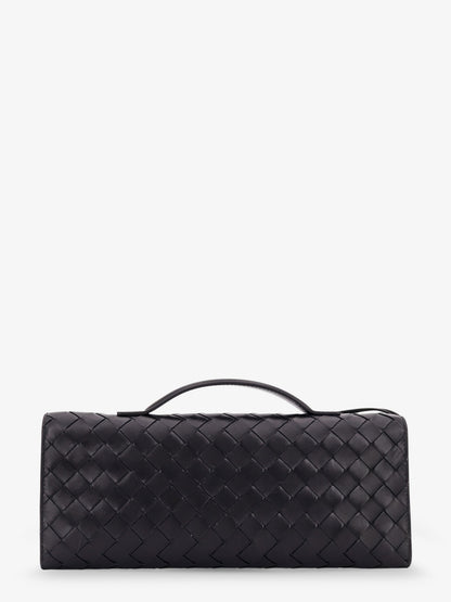 Andiamo Leather Clutch with Intrecciato Pattern thumbnail