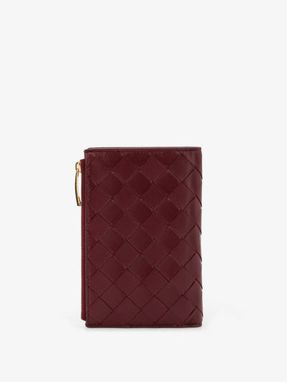 Leather walle with Intrecciato motif thumbnail