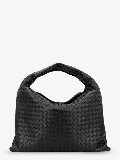 Hop Hobo Leather Shoulder Bag with Intreccio Pattern thumbnail