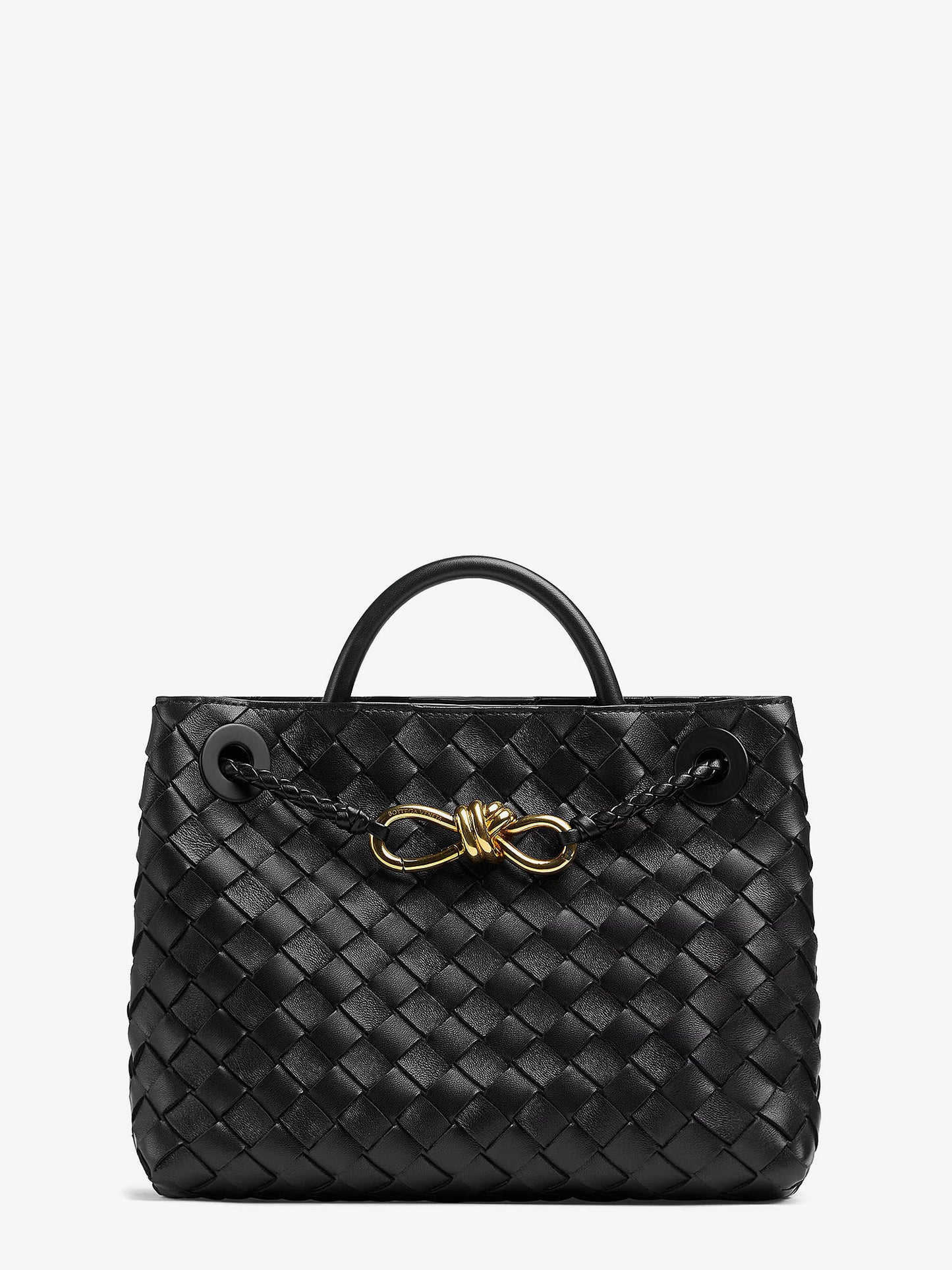 Andiamo Small leather crossbody bag with Intrecciato motif