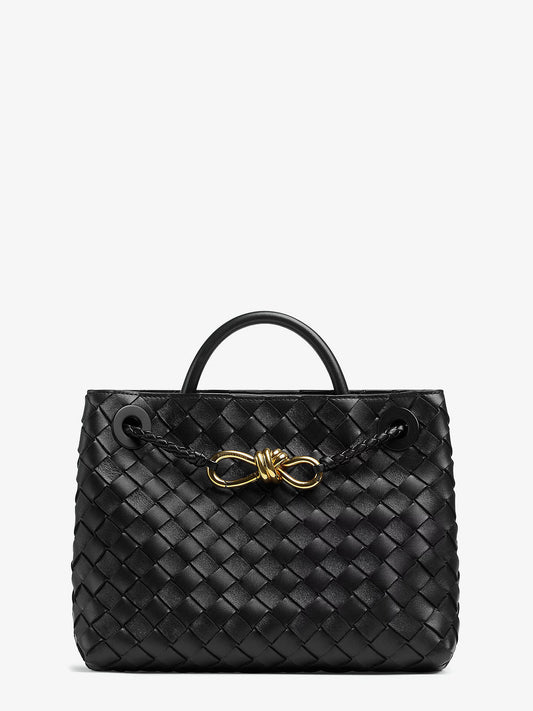 Andiamo Small leather crossbody bag with Intrecciato motif
