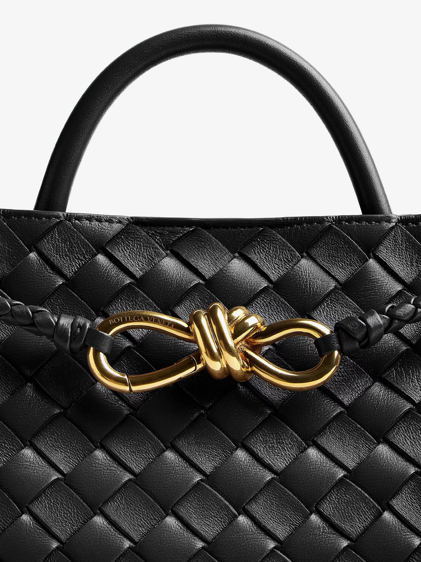 Andiamo Small leather crossbody bag with Intrecciato motif
