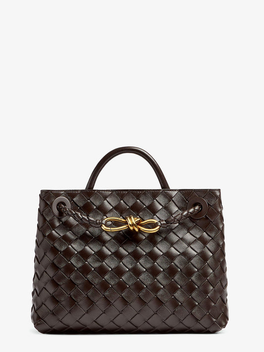 Andiamo Small leather crossbody bag with Intrecciato motif