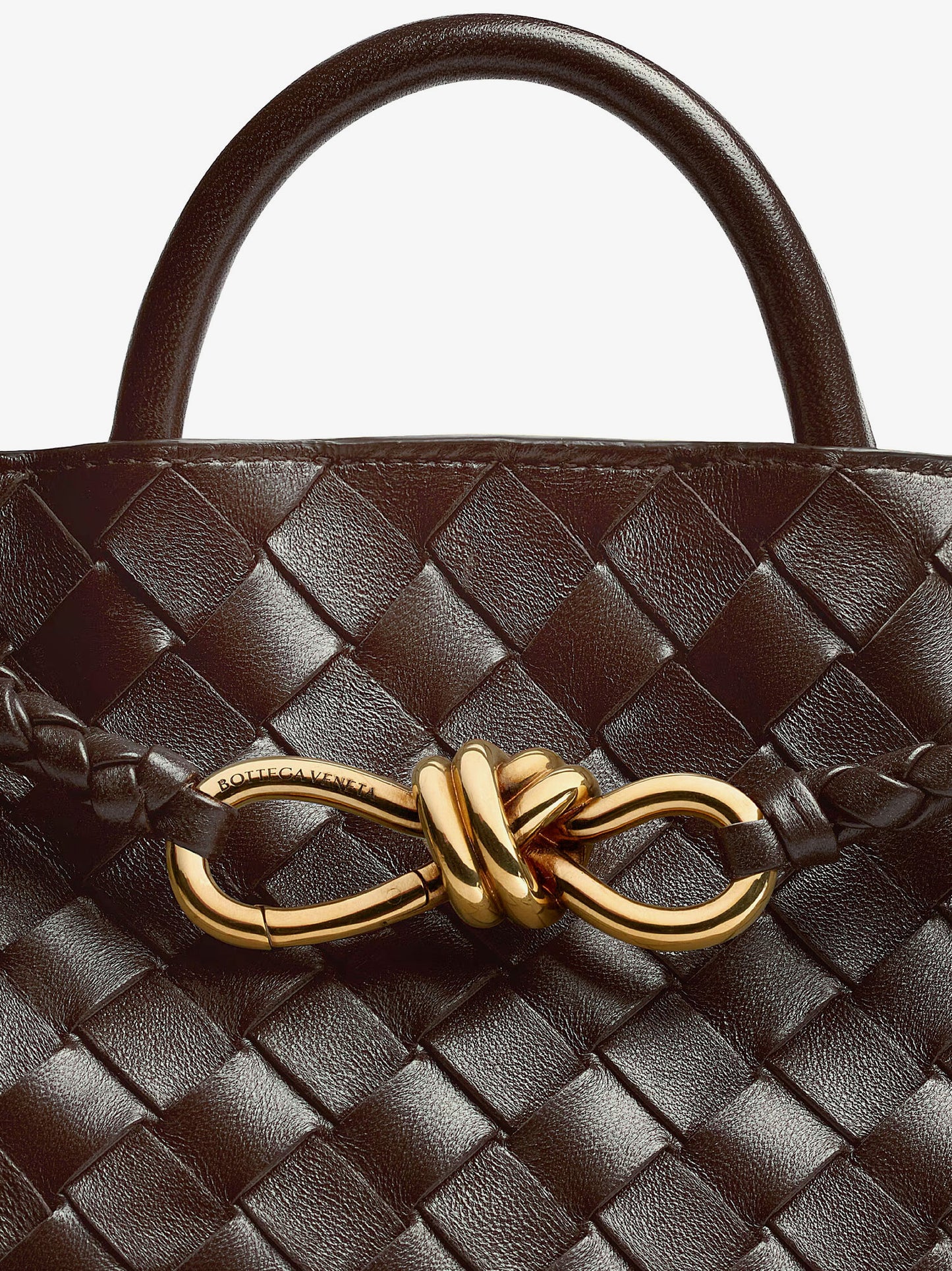 Andiamo Small leather crossbody bag with Intrecciato motif