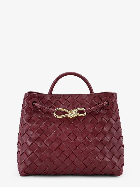 Borsa a tracolla Andiamo Small in pelle con motivo intrecciato