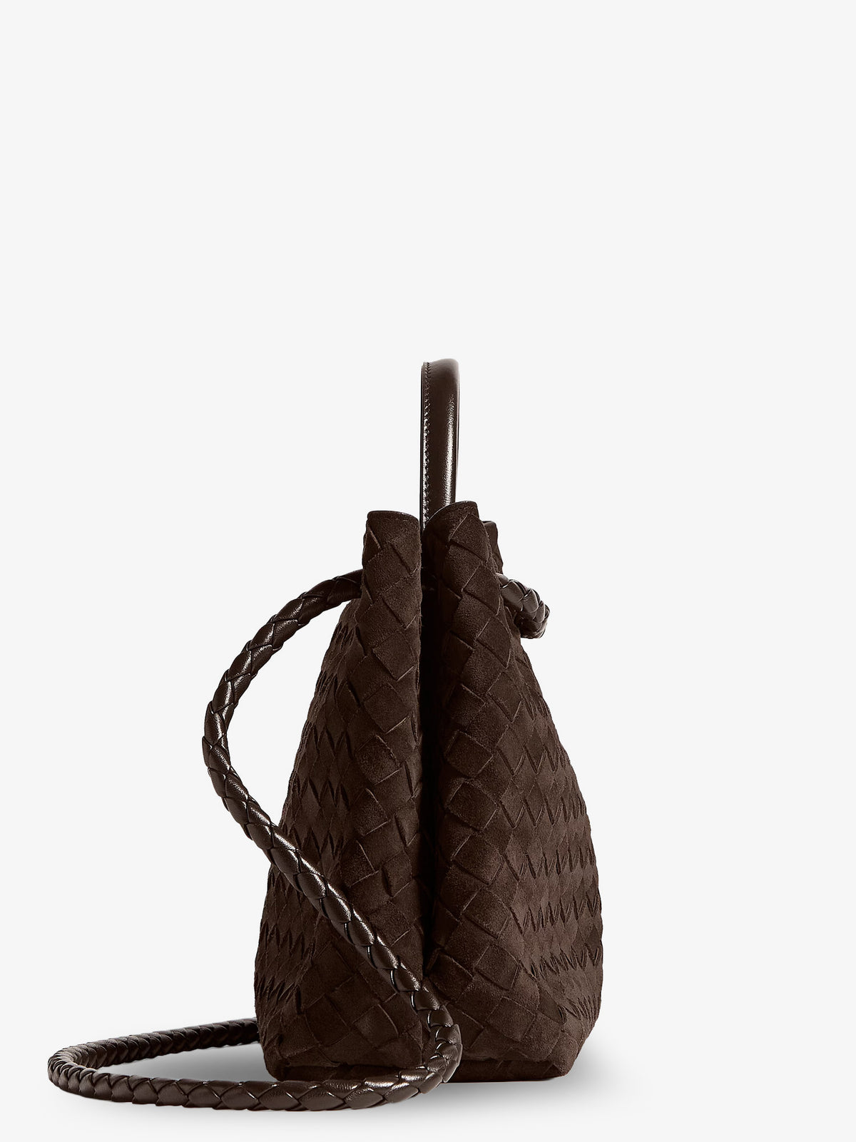 Andiamo Medium Suede Handbag