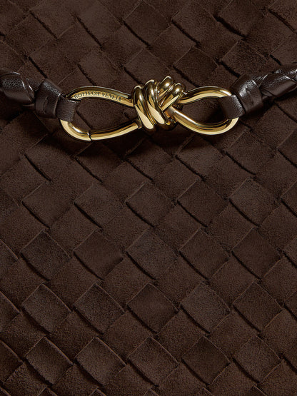 Andiamo Medium Suede Handbag thumbnail