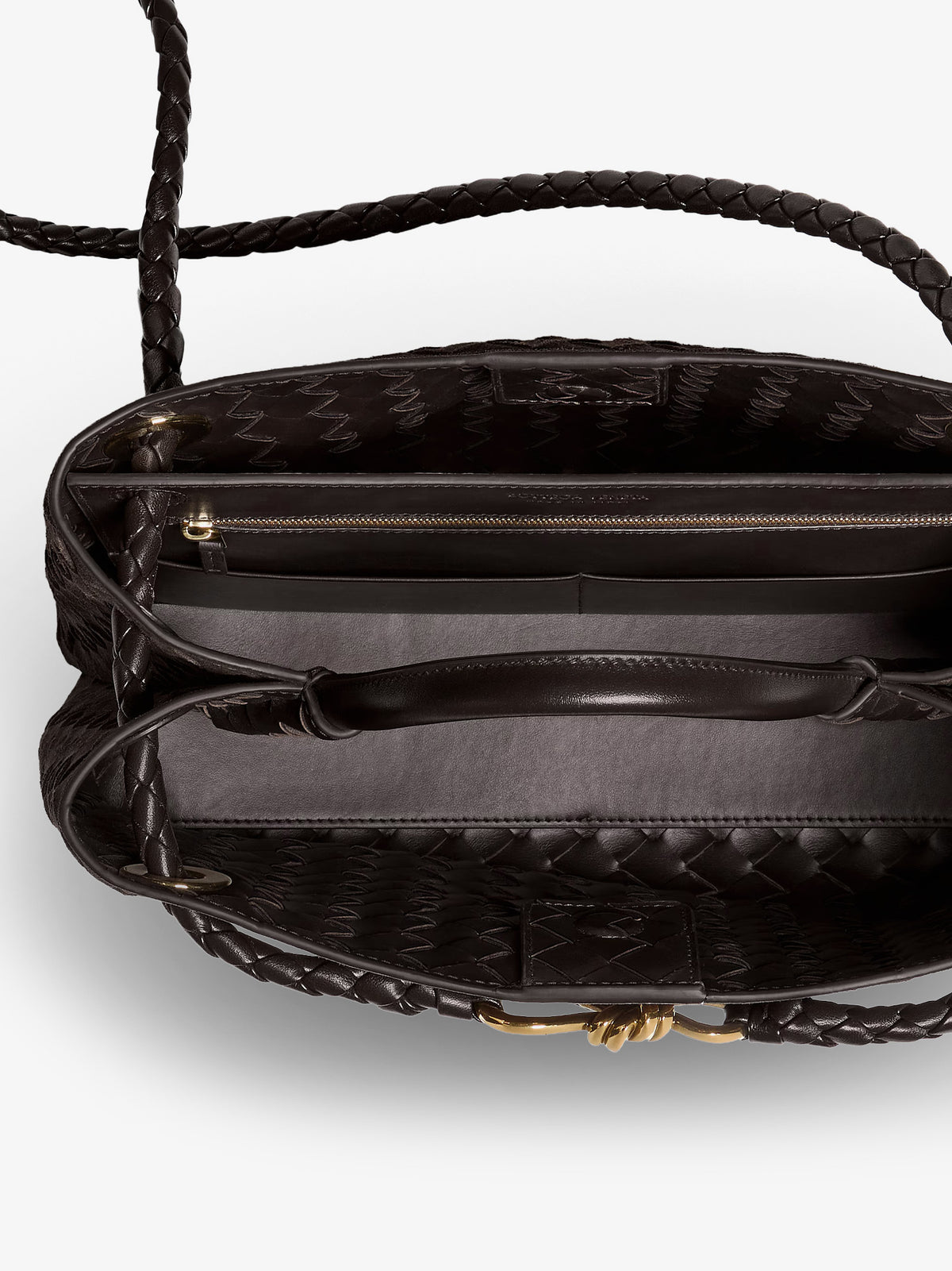 Andiamo Medium Suede Handbag
