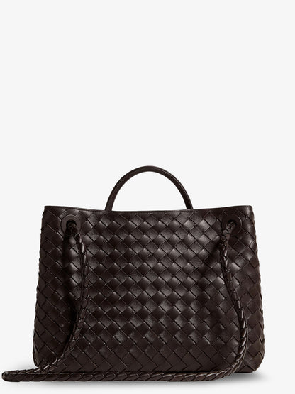 Andiamo leather handbag with Intrecciato pattern thumbnail