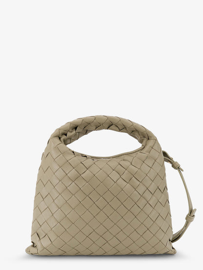 Mini Hop leather crossbody bag with Intrecciato pattern thumbnail