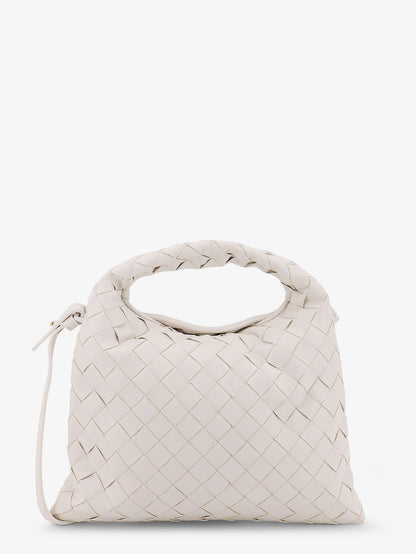 Mini Hop leather crossbody bag with Intrecciato pattern thumbnail