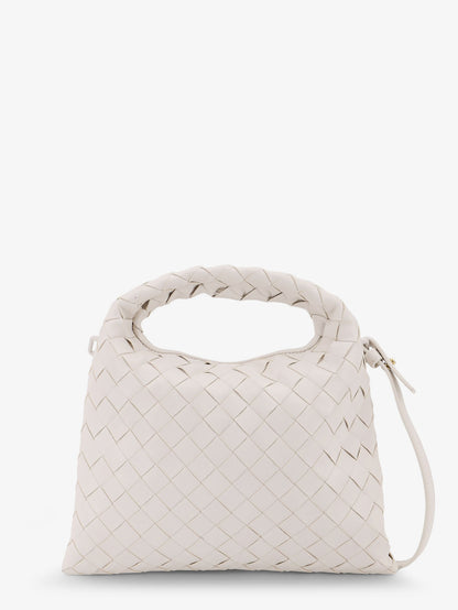 Mini Hop leather crossbody bag with Intrecciato pattern thumbnail