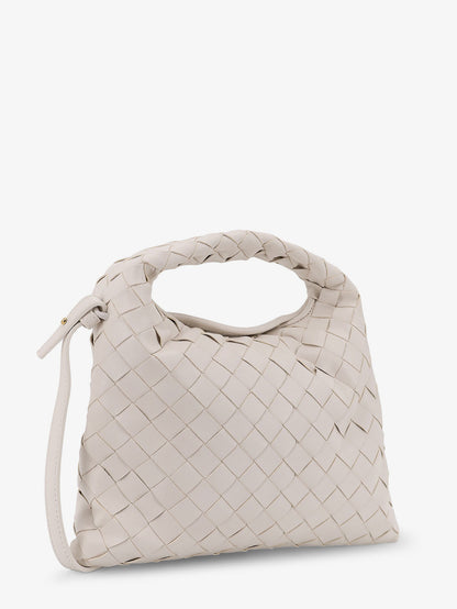 Mini Hop leather crossbody bag with Intrecciato pattern thumbnail