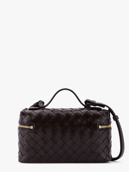 Bang Bang leather shoulder bag with Intrecciato pattern thumbnail