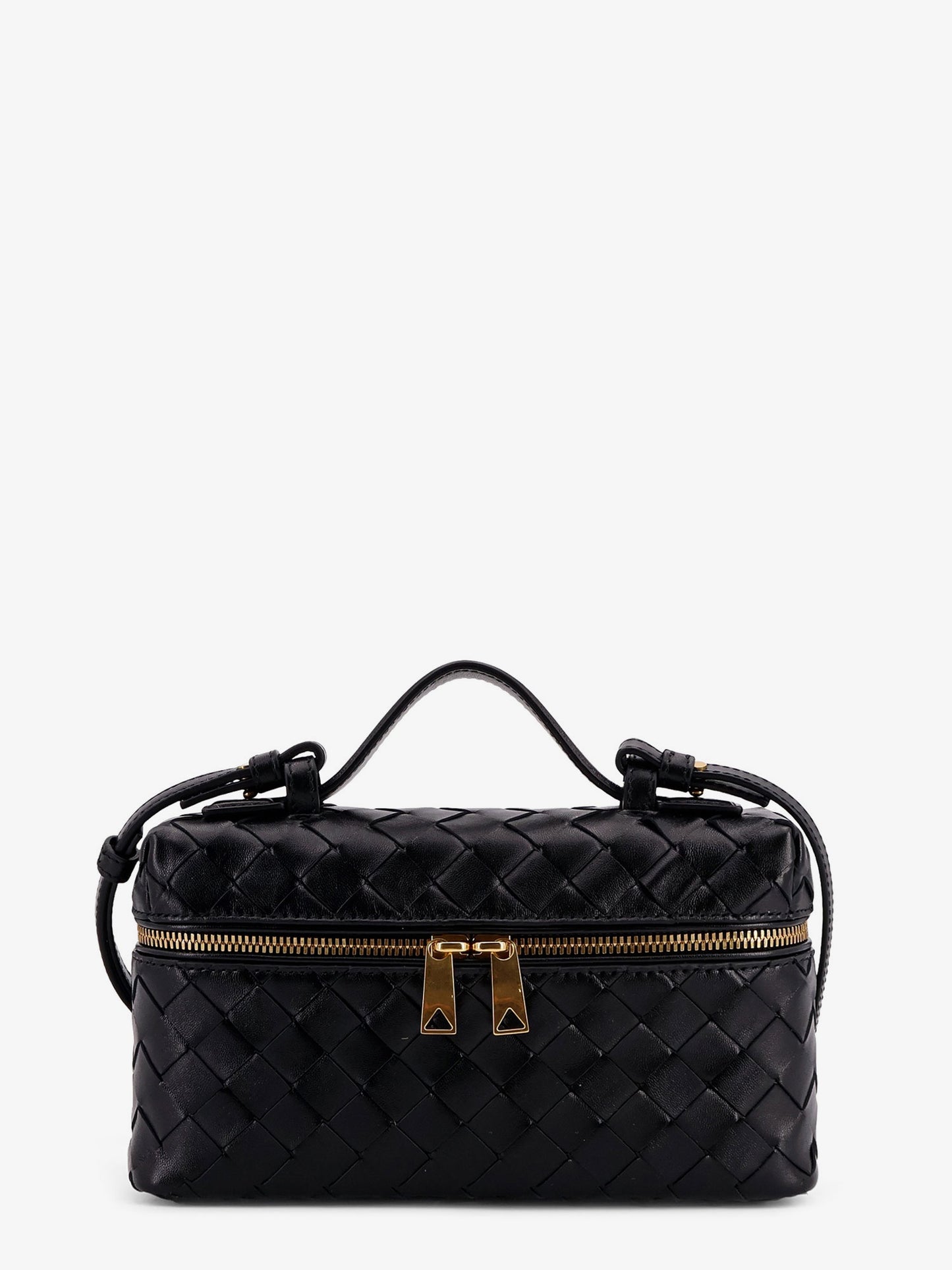 Vanity-case Bang Bang in pelle con motivo Intrecciato