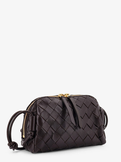 Leather clutch with Intrecciato Concert motif thumbnail