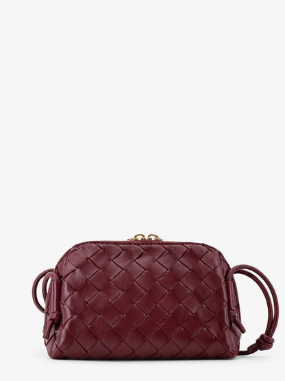 Concert Pouch leather shoulder bag with Intrecciato motif thumbnail