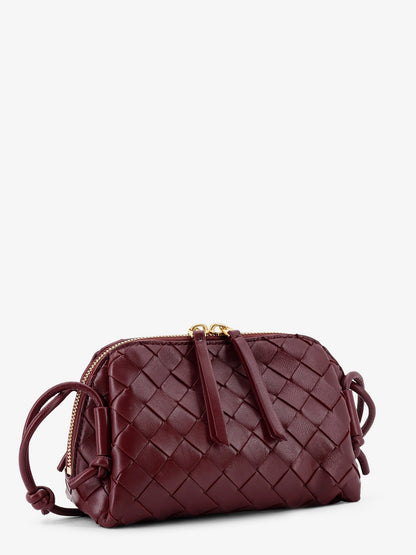 Concert Pouch leather shoulder bag with Intrecciato motif thumbnail
