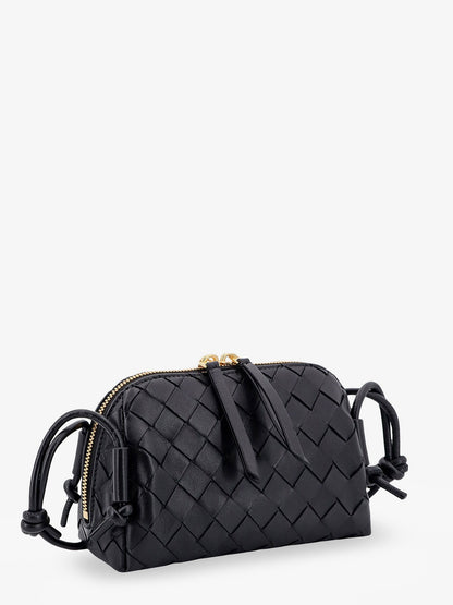 Concert Pouch leather crossbody bag with Intrecciato motif thumbnail