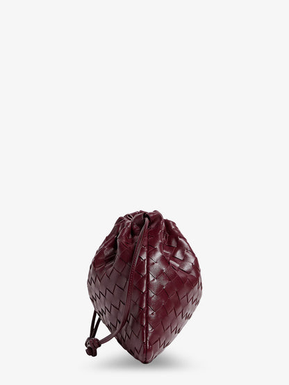Pochette Dustbag Medium in pelle con effetto Intrecciato thumbnail