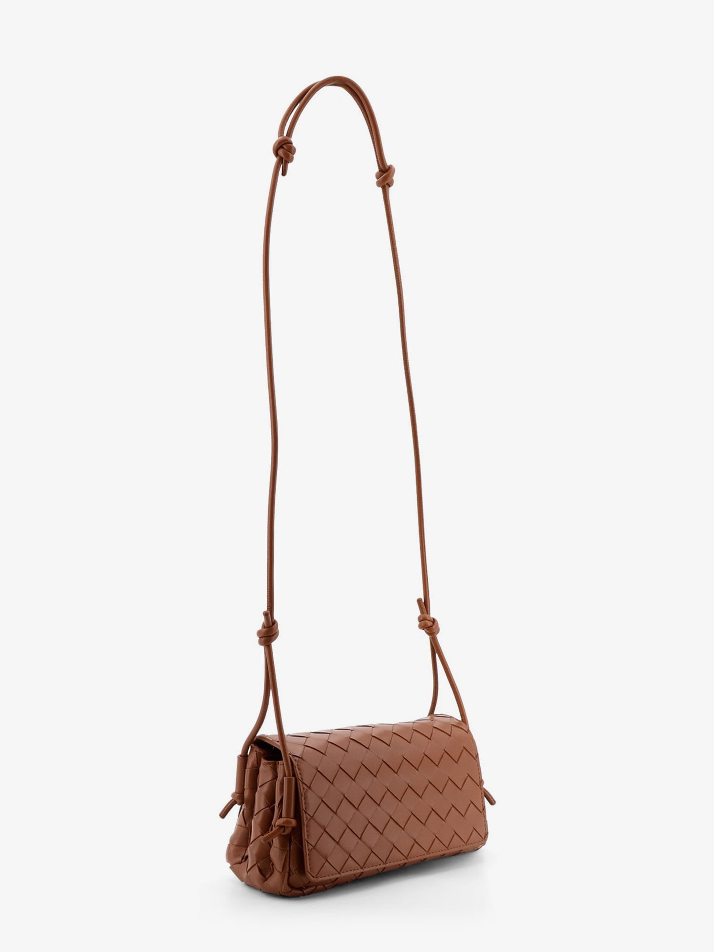 Notturno clutch bag with leather shoulder strap