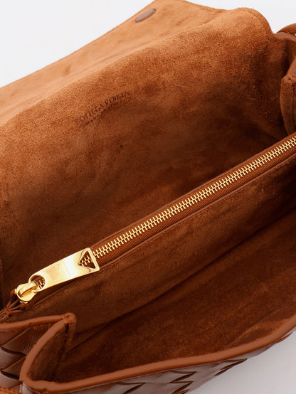 Notturno clutch bag with leather shoulder strap thumbnail