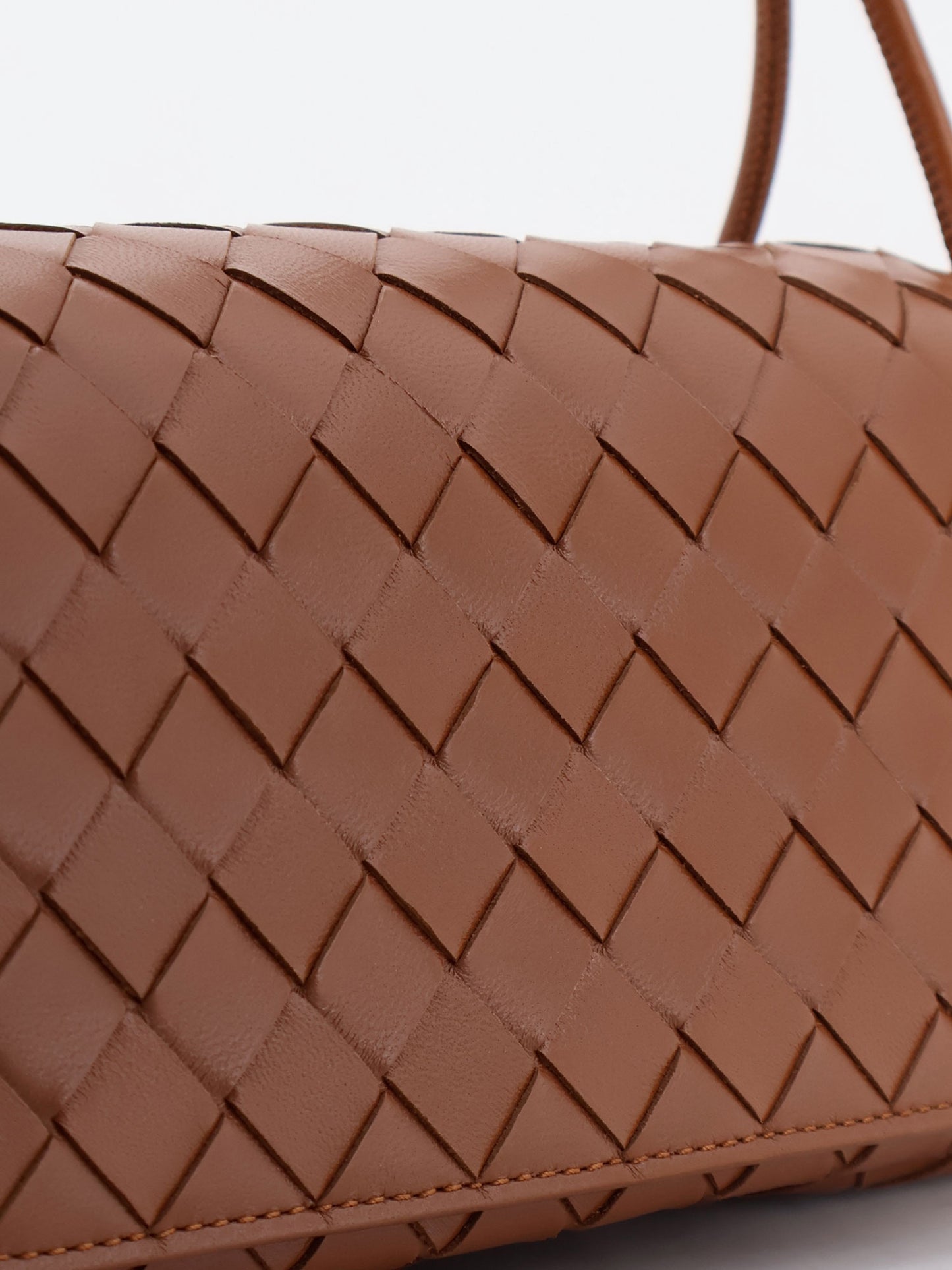 Notturno clutch bag with leather shoulder strap