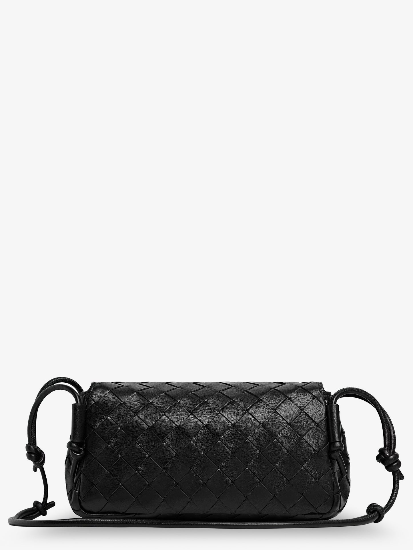Notturno clutch bag with leather shoulder strap