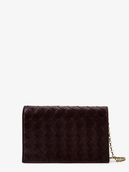 Leather crossbody bag with Intrecciato motif thumbnail