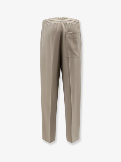 Light Wool trousers with drawstring thumbnail