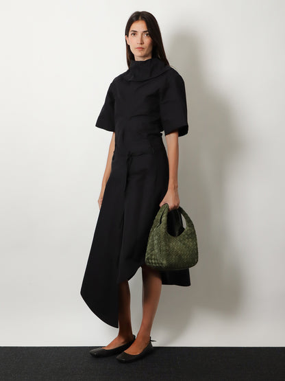 Campana Intrecciato suede shoulder bag thumbnail