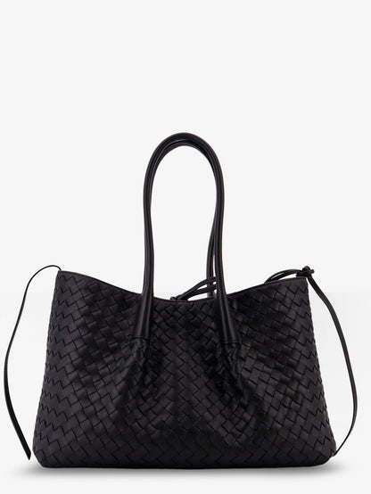 Pinacoteca leather handbag with Intrecciato motif thumbnail