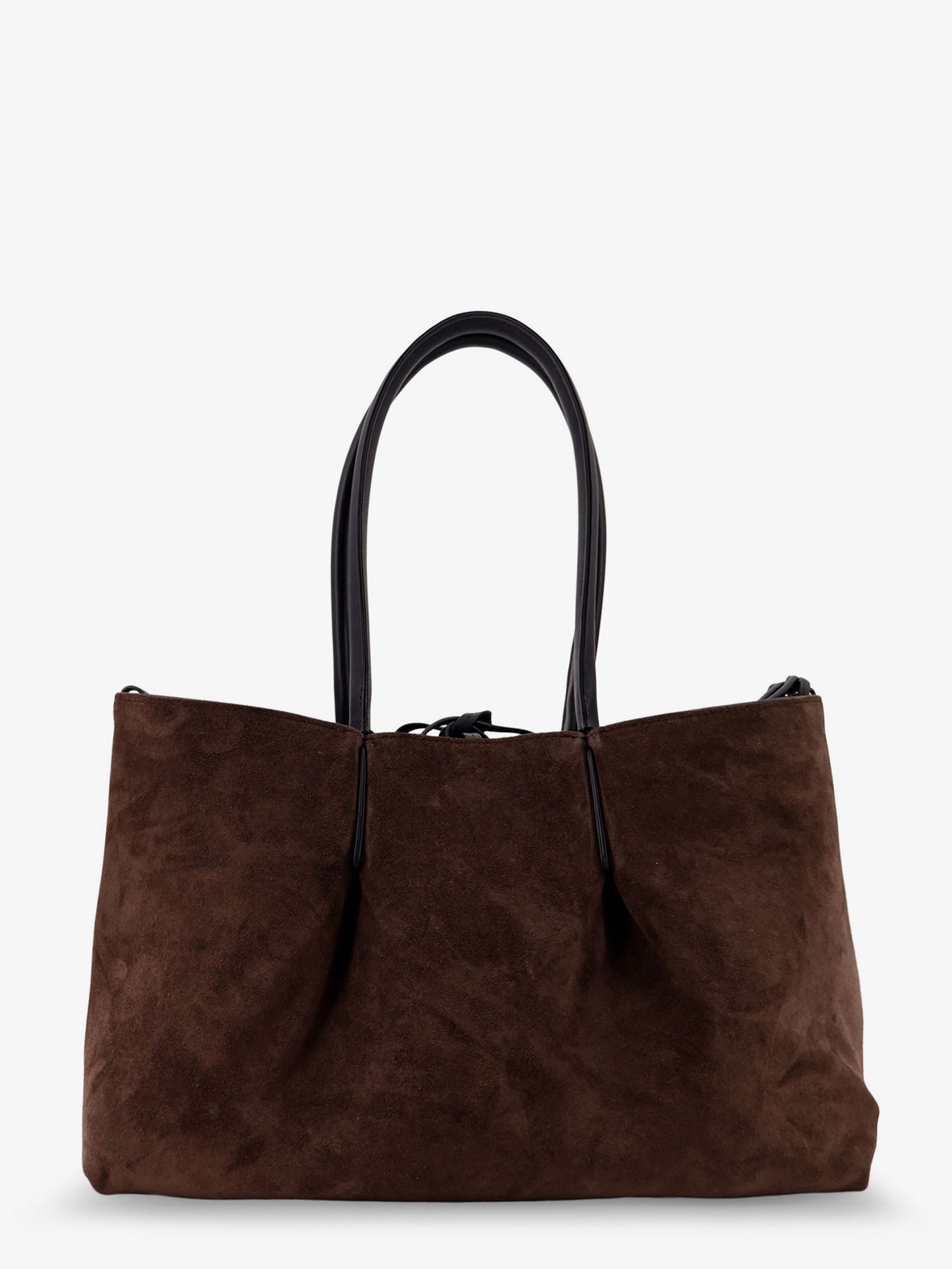 Pinacoteca leather handbag with Intrecciato motif