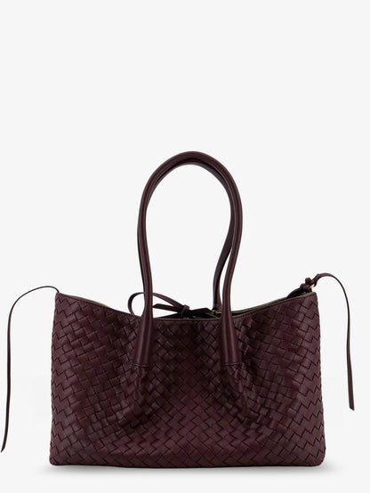 Pinacoteca leather handbag with Intrecciato motif thumbnail