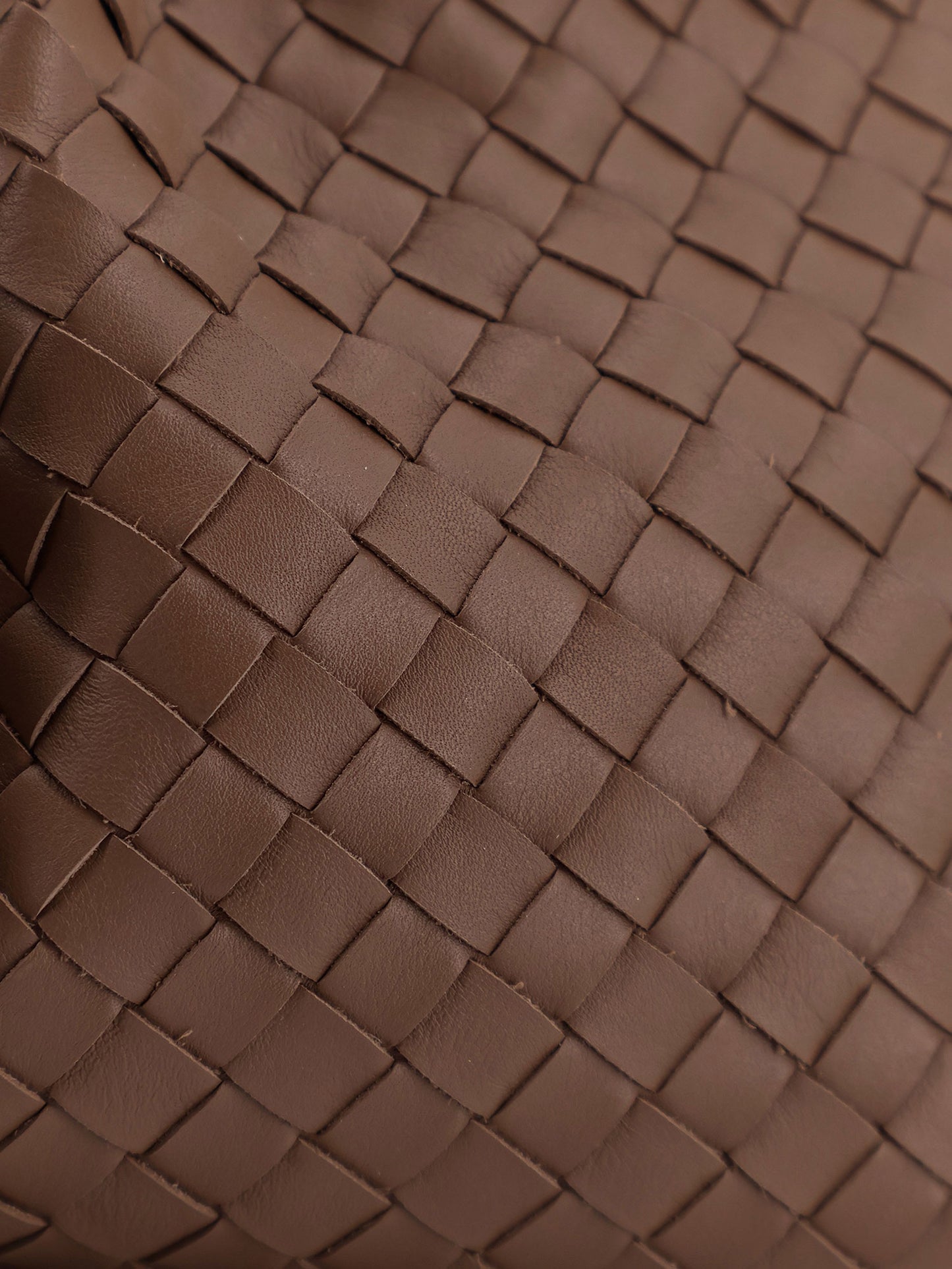 Pinacoteca leather handbag with Intrecciato motif