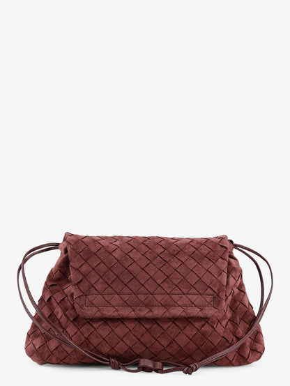 Suede Giorno crossbody bag with Intrecciato motif thumbnail