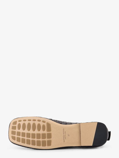 Charlotte leather ballerinas with Intrecciato motif thumbnail