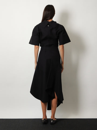 Compact cotton canvas skirt thumbnail