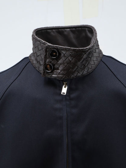 Harrington compact cotton gabardine jacket thumbnail