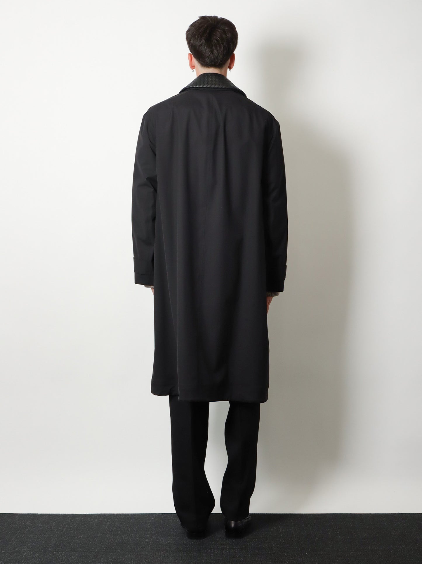 Wool and silk coat