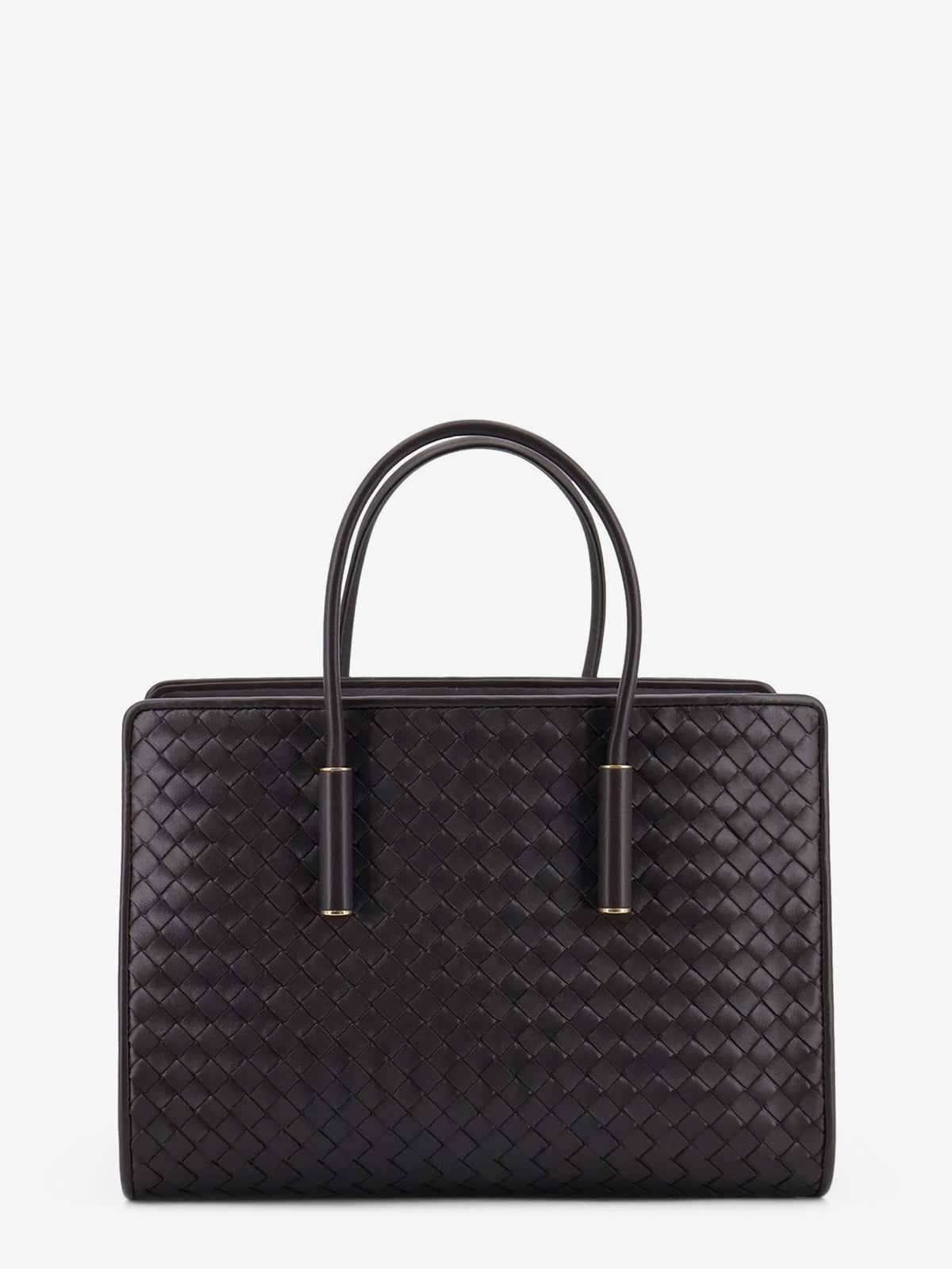 Barbara leather handbag with Intrecciato motif