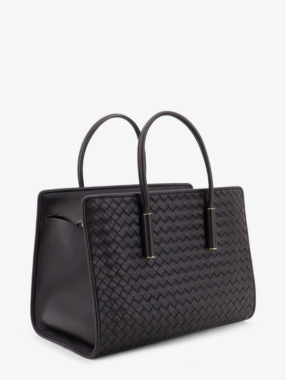 Barbara leather handbag with Intrecciato motif thumbnail