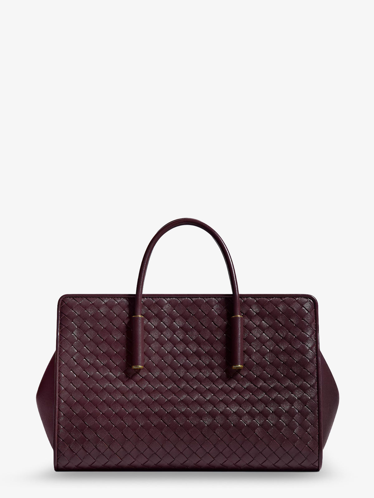 Small leather tote bag with Intrecciato motif