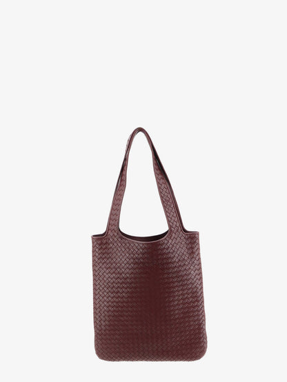 Borsa a spalla Veneto in pelle con motivo Intrecciato thumbnail