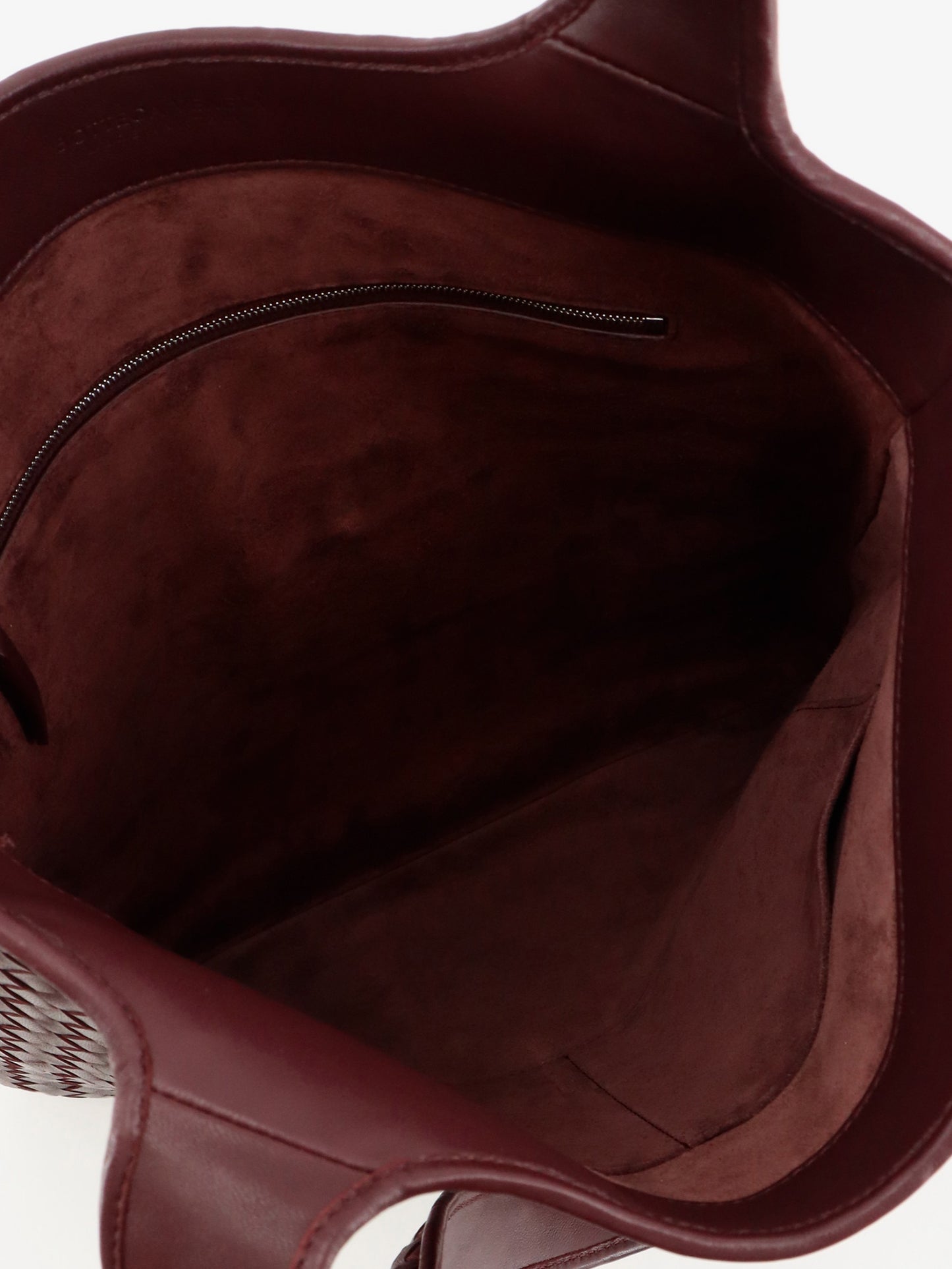 Borsa a spalla Veneto in pelle con motivo Intrecciato