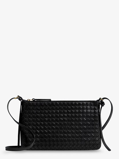 Pochette Intrecciato Piccolo medium with shoulder strap thumbnail